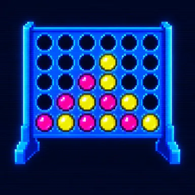 Connect Four pixel art