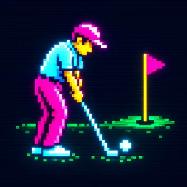 Golf pixel art