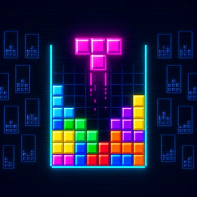 Tetris 99 pixel art