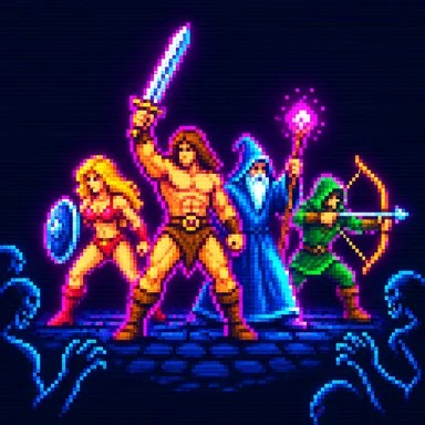 Gauntlet pixel art