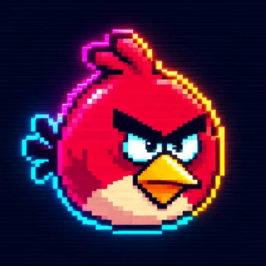 Angry Birds pixel art