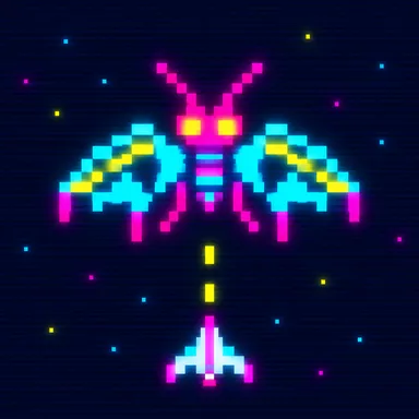 Galaxian pixel art