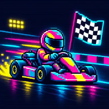 Mario Kart pixel art