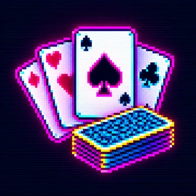 Gin Rummy pixel art