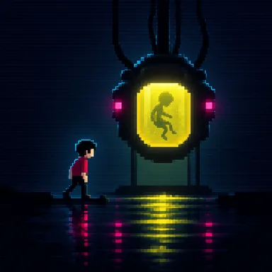 Inside pixel art