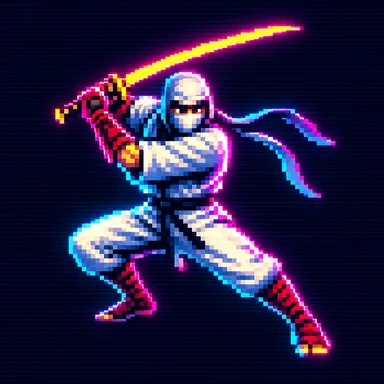 Shinobi pixel art