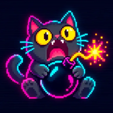 Exploding Kittens pixel art