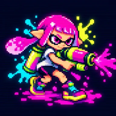 Splatoon pixel art