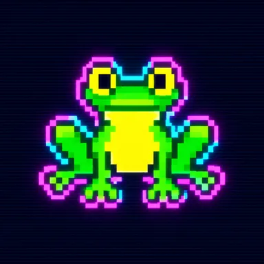 Frogger pixel art