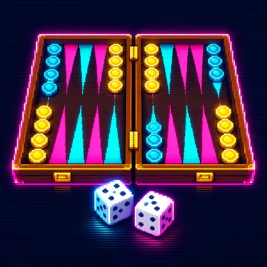 Backgammon pixel art