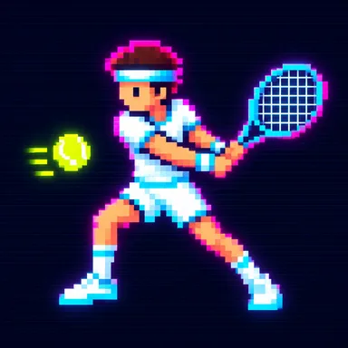 Tennis pixel art