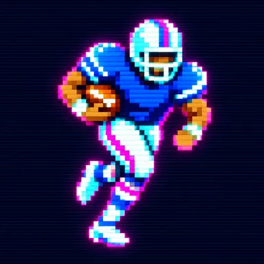 Tecmo Bowl pixel art