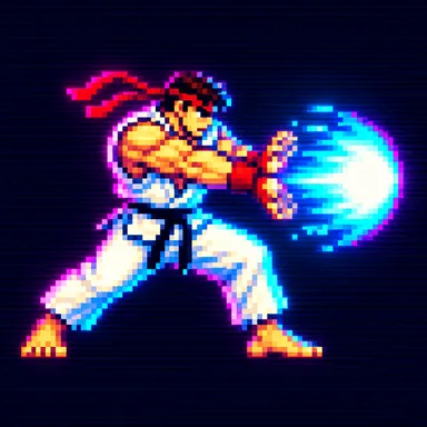 Street Fighter pixel art