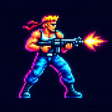 Contra pixel art