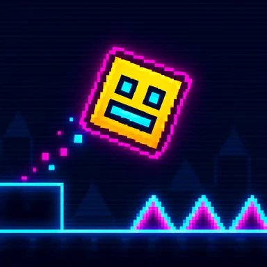 Geometry Dash pixel art
