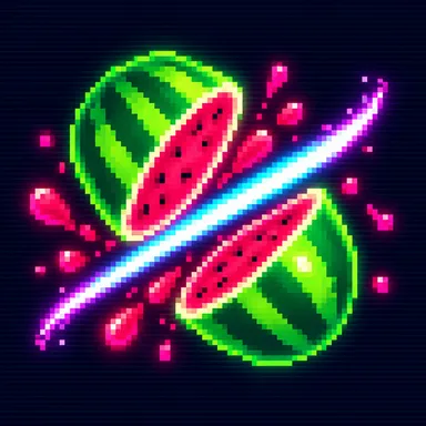 Fruit Ninja pixel art