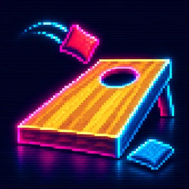Cornhole pixel art