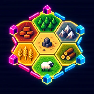Catan pixel art