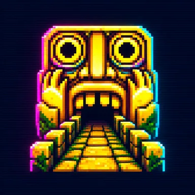 Temple Run pixel art