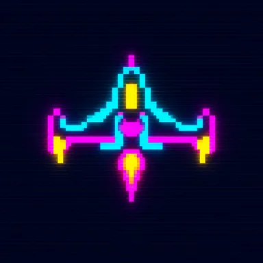 Defender pixel art