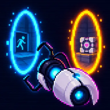 Portal 2 pixel art