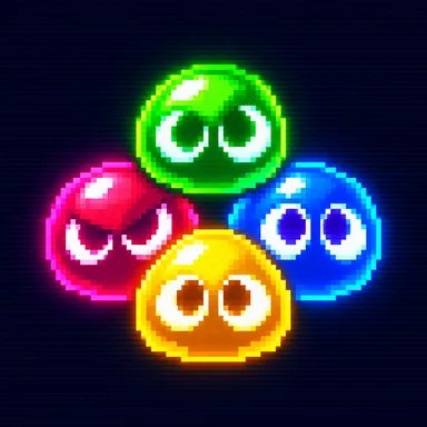 Puyo Puyo pixel art