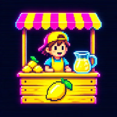 Lemonade Stand pixel art