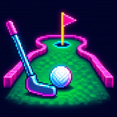 Mini Golf pixel art