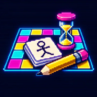 Pictionary pixel art