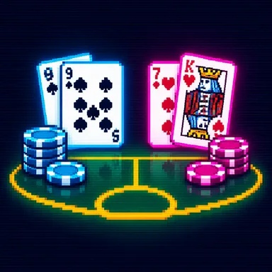 Baccarat pixel art
