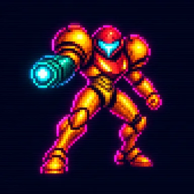 Metroid pixel art
