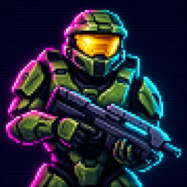 Halo pixel art