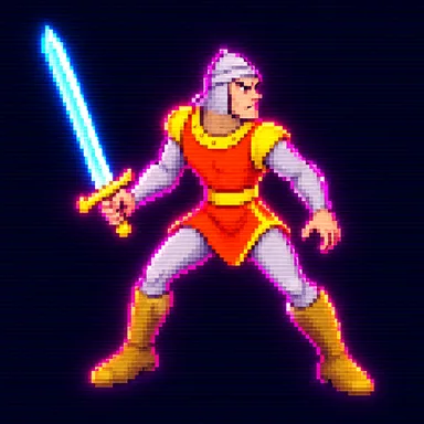 Dragon's Lair pixel art
