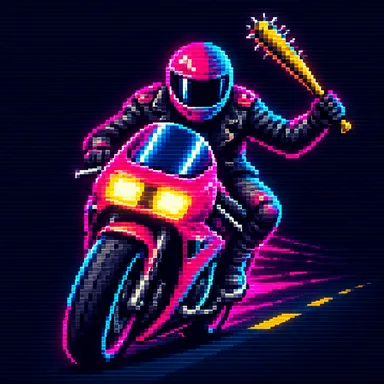 Road Rash pixel art