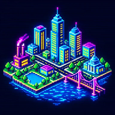 SimCity pixel art