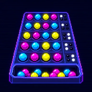 Mastermind pixel art