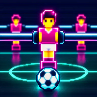 Foosball pixel art