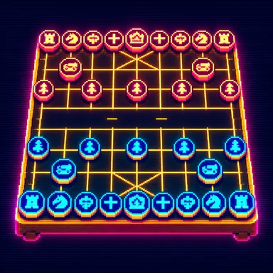 Xiangqi pixel art