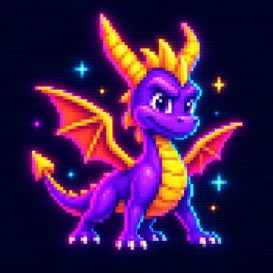 Spyro pixel art