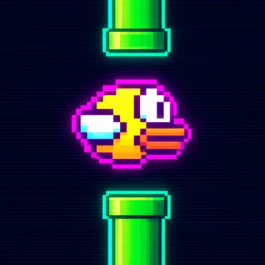 Flappy Bird pixel art