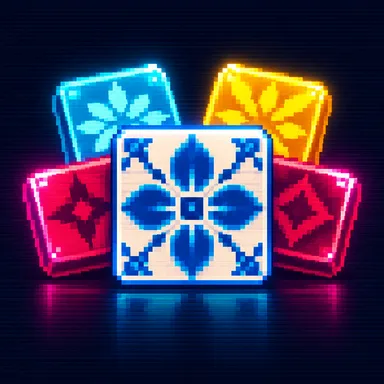 Azul pixel art
