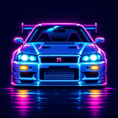 Gran Turismo pixel art