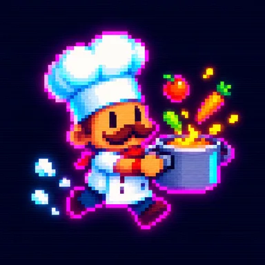 Overcooked pixel art