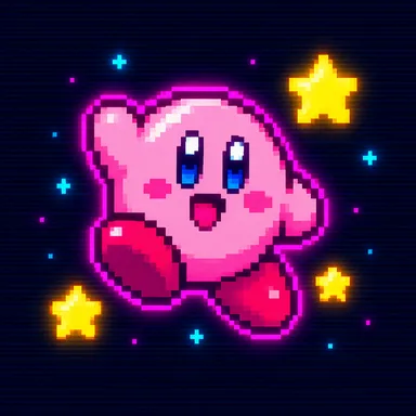 Kirby pixel art
