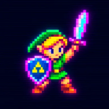 The Legend of Zelda pixel art
