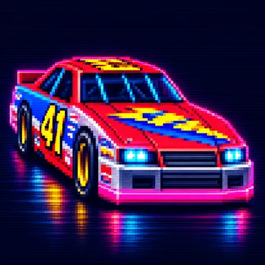 Daytona USA pixel art