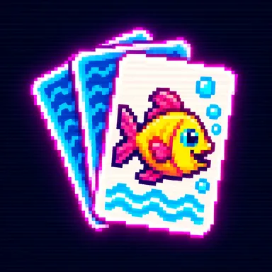 Go Fish pixel art