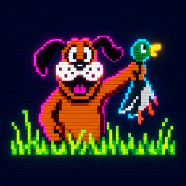 Duck Hunt pixel art