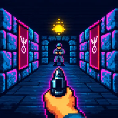 Wolfenstein 3D pixel art