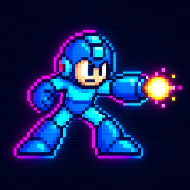 Mega Man pixel art